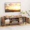 Costway 2-Door TV Stand with Charging Station Media Entertainment Center for TVs up to 65"